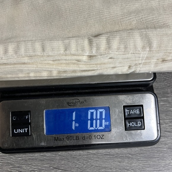 Marine Layer Corduroy Pants Womens 8 Wide Leg Cream Button Fly High Rise - Picture 14 of 14